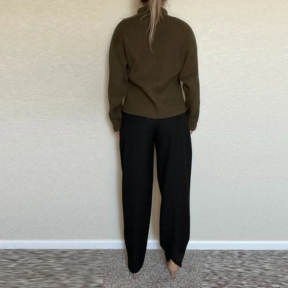 Zara High-wasted Black Pants Size S - Picture 4 of 12